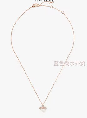 AS-SS-050 天然母贝纯铜镀金 奢侈大p外贸出口美国原单镀黄金项链