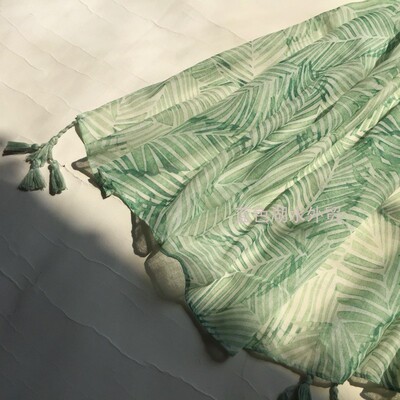 AS-WJ-123 清新超美!外单!外贸出口欧洲西班牙原单 大披肩大围巾