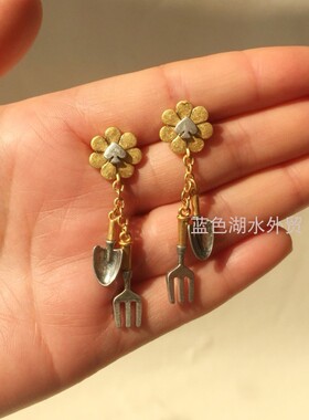 AS-SS-050 敲可爱又精致 外贸出口美国轻奢大牌原单 耳饰耳坠首饰