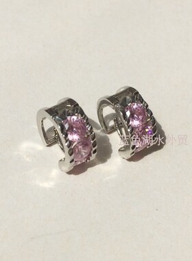 AS-SS-025 绝美 老钱风!外贸出口美国原单 镶仿水晶耳饰耳环耳坠