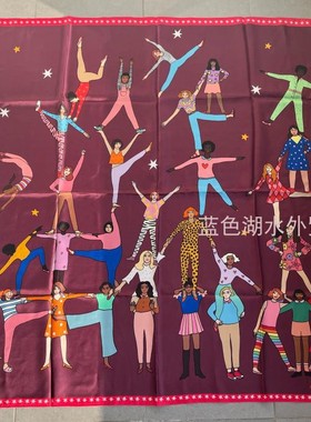 AS-WJ-139 纯真丝du家!外贸出口美国原单 桑蚕丝大尺寸丝巾方巾