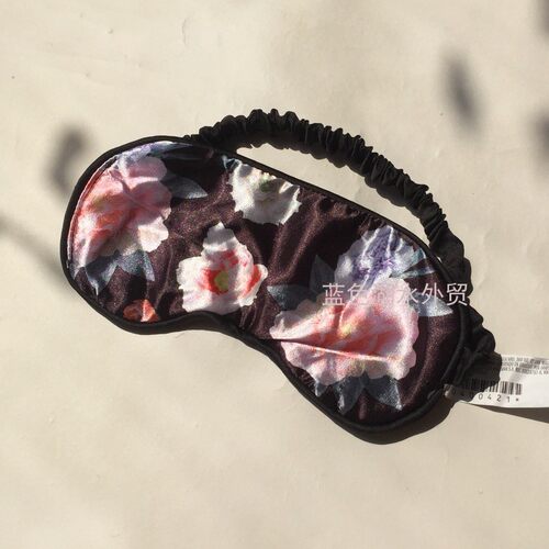 HW-LX-007 精致旅行伴侣!外贸出口欧洲原单 布艺午睡眼罩遮光眼罩