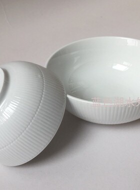 CYGJ-CQ-091 素雅美丽 经典条纹!外贸出口原单饭碗面碗汤碗沙拉碗