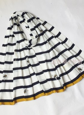 AS-WJ-139 奢华烫金!外贸出口英国原单 20英镑 粘纤丝巾围巾披肩