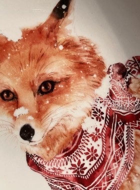 CYGJ-CQ-118 纯原艺术美单!外贸出口美国原单 艺术画般陶瓷小平盘