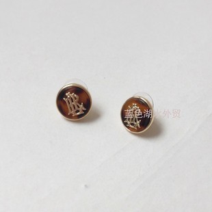 超有質感 大牌 外貿出口美國原單 仿玳瑁耳飾耳環(huán)首飾 050