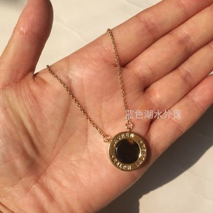 經(jīng)典 首飾項(xiàng)鏈 050 鍍K金鑲仿玳瑁 外貿(mào)出口美國原單 老錢范