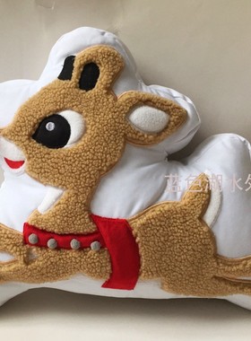 JJZS-YZ-034 超可爱精美贴布刺绣!外贸出口美国原单 抱枕靠垫含芯