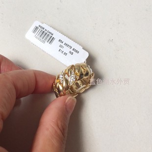 大牌白菜價外單 外貿出口美國原單 17美金 戒指首飾 021