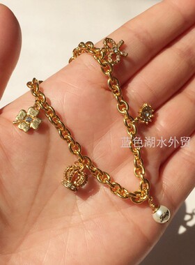 AS-SS-025 镀真金细节超赞!外贸出口美国轻奢大p原单 珠宝手链