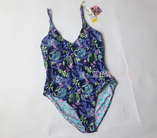 CL-YY-004 大赞!显瘦显腰不暴露!外贸出口欧美原单 女式连身泳衣