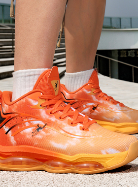 正品乔丹格兰春季男鞋2026专业篮球鞋跑步透气网面休闲运动气垫鞋