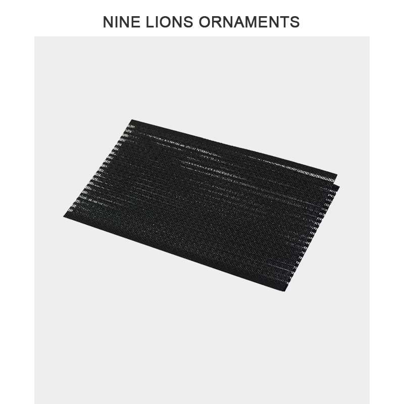 狮子发帖简约黑色洗脸定型魔术贴