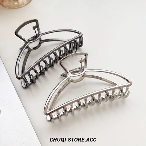 chuqi store/金属冷淡风大号抓夹复古高级感鲨鱼夹马尾夹盘发夹女