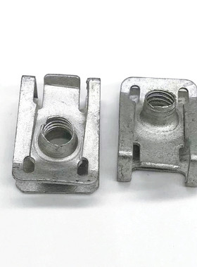 适用于奔驰GLA200GLA220GLC200260300前保险杠车牌照底座卡扣卡子