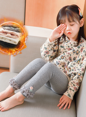 婴儿打底裤加绒加厚幼儿童秋冬款可开档宝宝大PP裤女童保暖长裤子