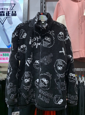 阿迪达斯NEO男子2022春立领保暖防风芝麻街联名外套HD7299 HD7298