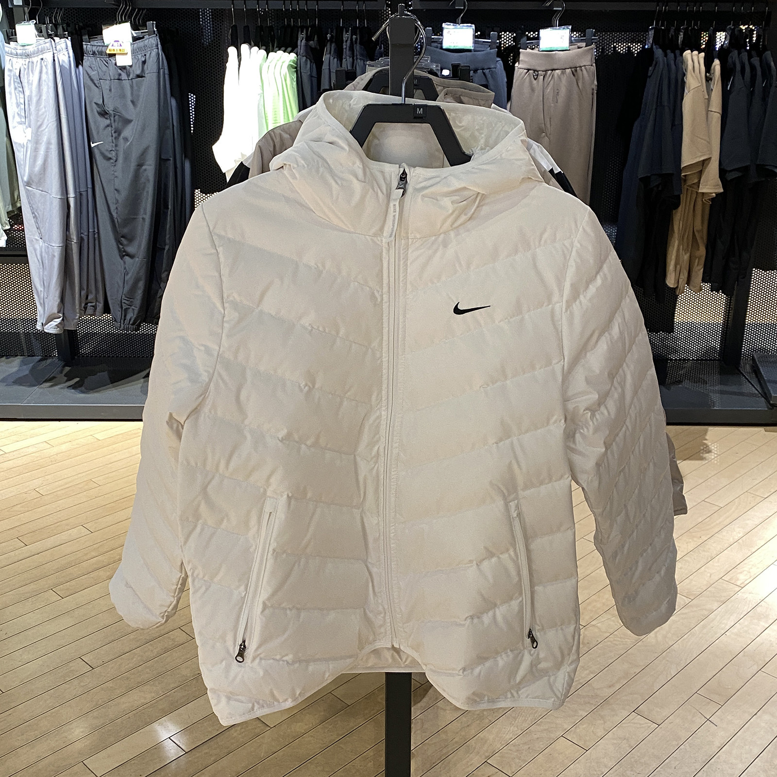 耐克Nike正品羽绒服女子连帽防风保暖外套上衣IF5884-100-010-236