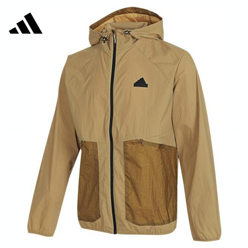 阿迪达斯2024秋男子连帽夹克外套