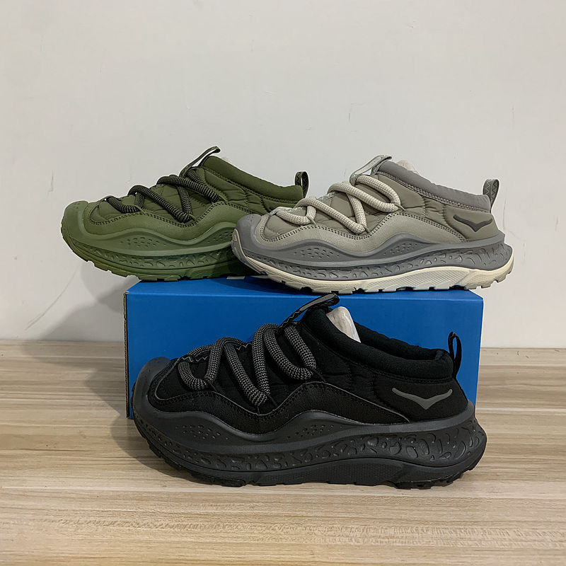 潮流款冬季奥拉primo一脚蹬棉鞋男女款加绒保暖棉拖鞋运动休闲鞋