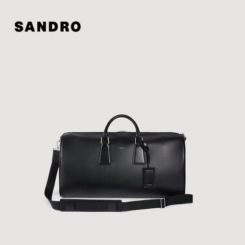 SANDRO双提手肩带通勤背提包