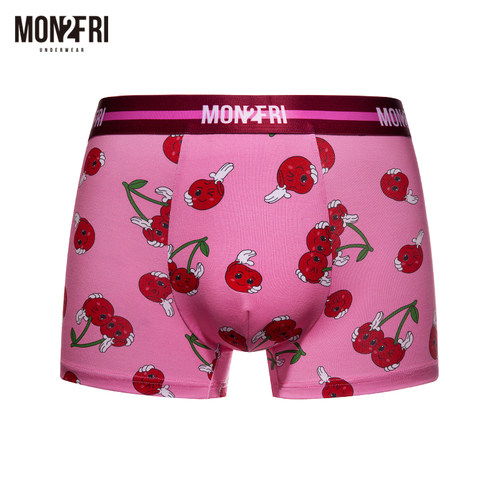 mon2fri男士内裤樱桃粉色
