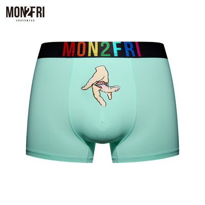 Mon2Fri男士薄荷漫波四角内裤