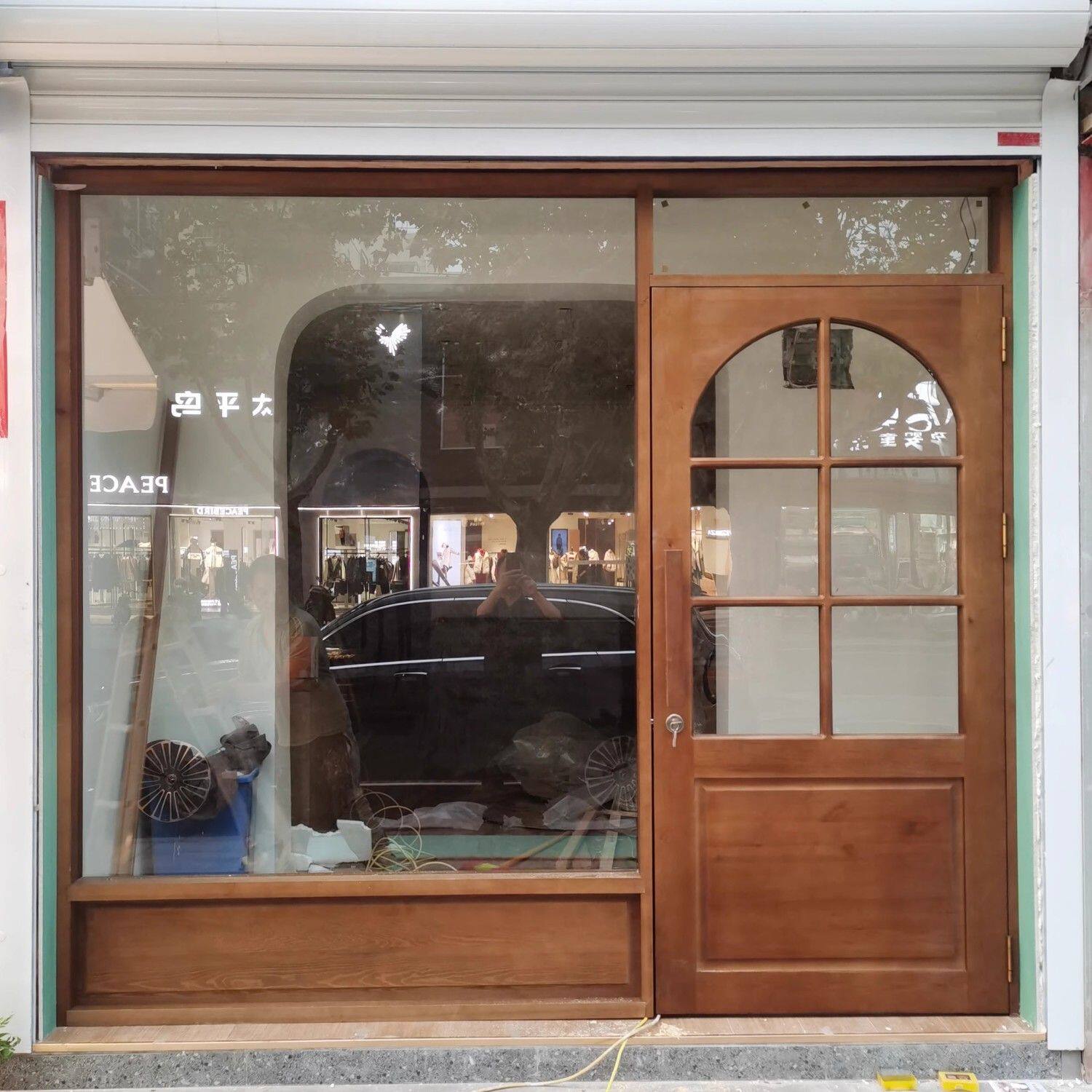 实木复古店铺咖啡厅奶茶店服装店美甲理发店餐厅玻璃木门窗可定制,全屋定制,阳台门,淘宝优惠券,粉丝福利购,淘宝优惠卷