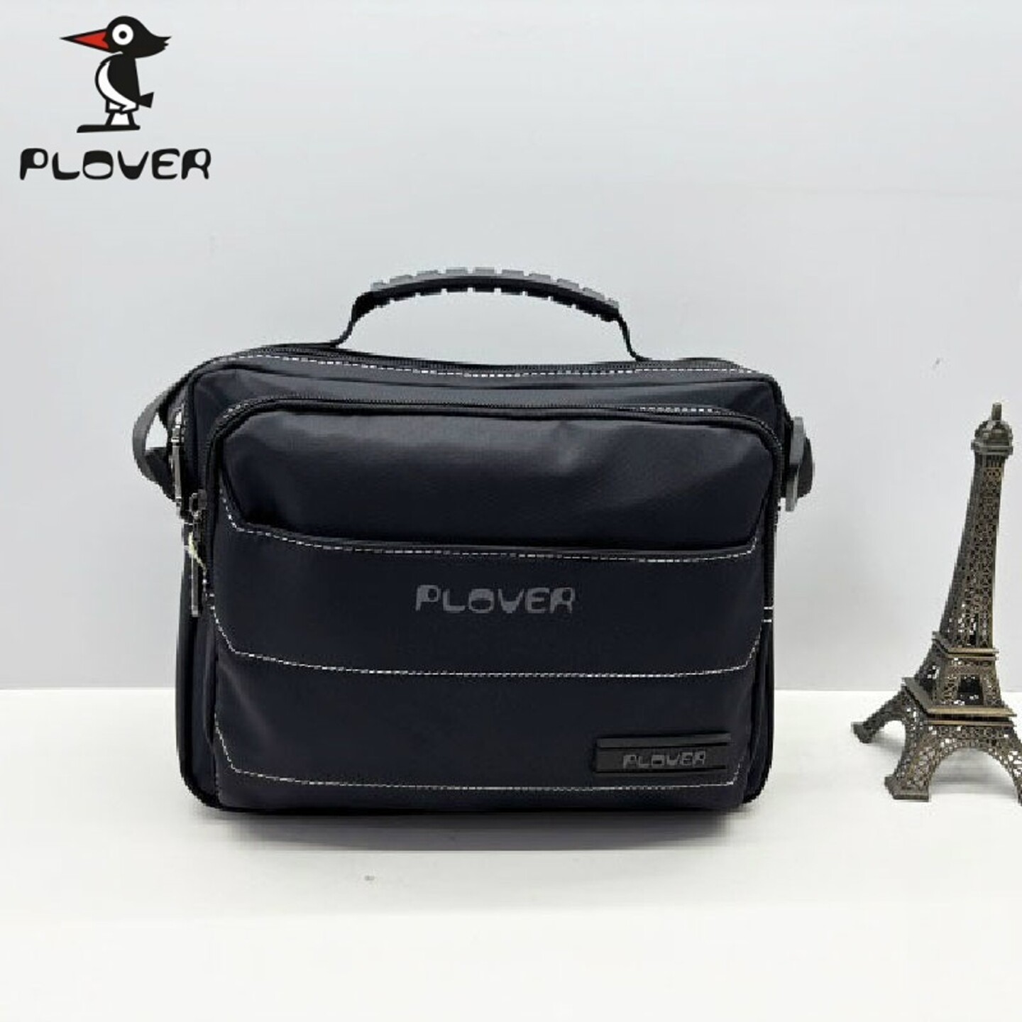 Plover/啄木鸟男包正品2025新款时尚轻便布手提单肩斜挎HX9100110