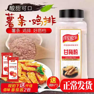 正宗台湾甘梅粉梅子粉甘梅味撒粉商用家用甘梅地瓜鸡排薯条原撒料