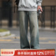 330g嘿马七作美式 子 户外休闲长裤 复古春秋男士 做旧水洗直筒牛仔裤