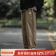 男生户外工装 长裤 宽松直筒裤 嘿马七作日系复古春秋款 休闲裤 子潮牌