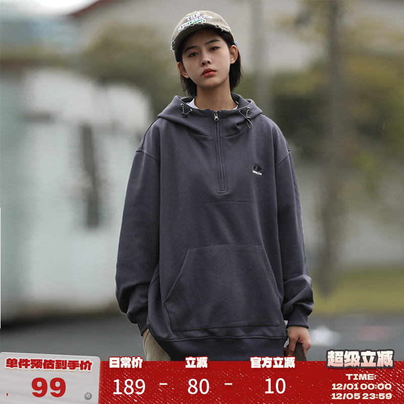 套头卫衣日系复古套头卫衣现货