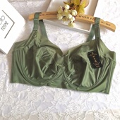 大码 内衣女全罩杯全包不跑杯大胸显小缩胸胖mm文胸超薄无海绵胸罩
