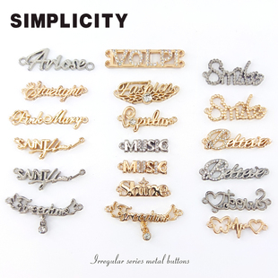 手缝镶钻标衣服织唛毛衣用各种服装标牌凹凸铭牌 LOGO衣领标袖标