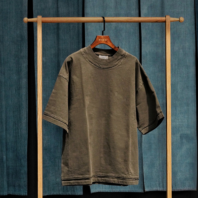 市井蓝染手工古法植物染T恤