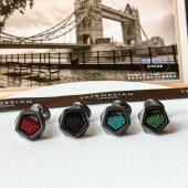 现货英国TateossianRT30周年限定拉丝鱼子酱袖 扣男士 商务生日礼物