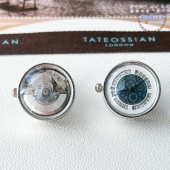 现货英国Tateossian绝版 商务生日礼物 扣西装 机械陀飞轮手表男士 袖