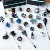 现货英国TateossianRT男生西服趣味领针珠宝胸针配饰生日商务礼物