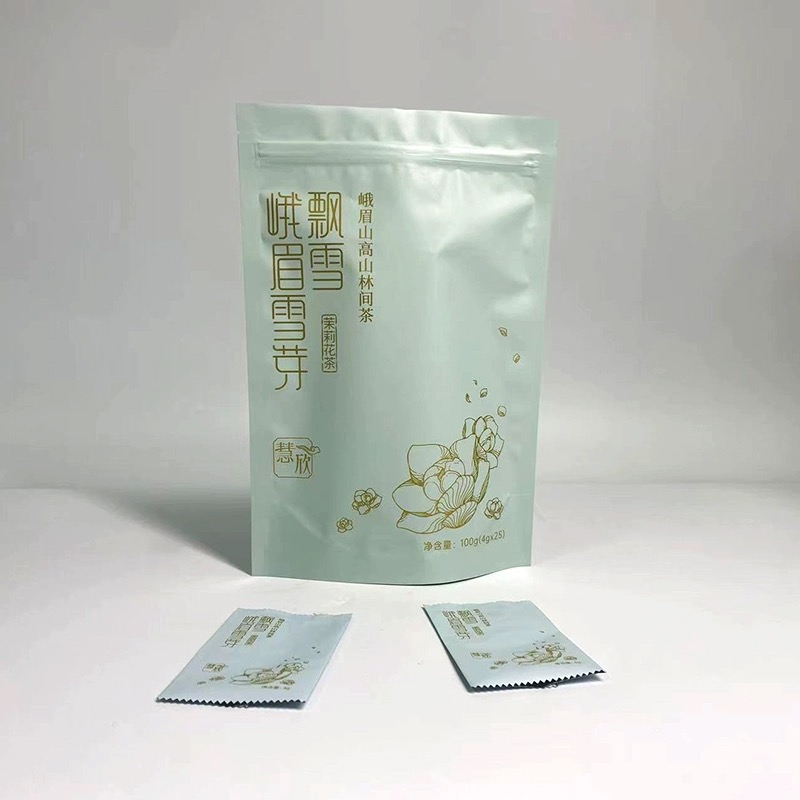 新茶峨眉雪芽飘雪慧欣100g茉莉花茶四川花毛峰茶叶自饮装