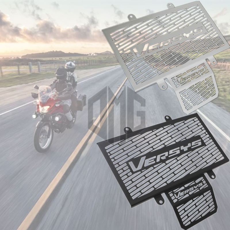 适用川崎VERSYS-X300/250 异兽X300 X250改装水箱散热器保护网罩