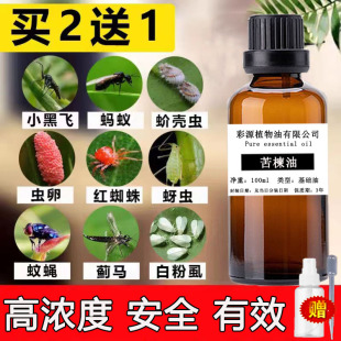 印楝素 oil 印度苦楝油杀虫花草果蔬驱虫有机苦楝子油驱螨虫Neem