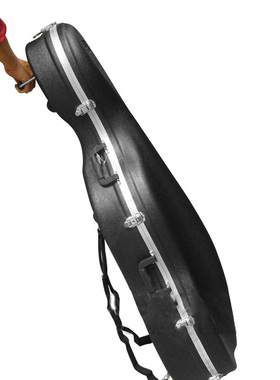 防水阻潮耐低温航空专用附双轮可双背带ABS大提琴盒顺丰包邮