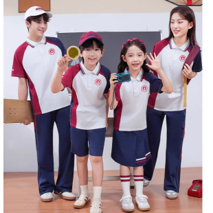 江西省抚州市统一新款校服初中高中小学生七年级短袖春夏秋运动装