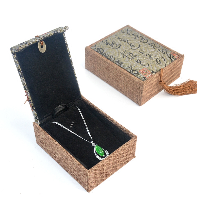 cambric casket jewelry box bracelet bracelet brocade ring b