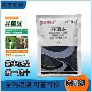 蓝丰美因 50%异菌脲 早疫病 黑斑病 立枯病 农用杀菌剂可湿性粉剂