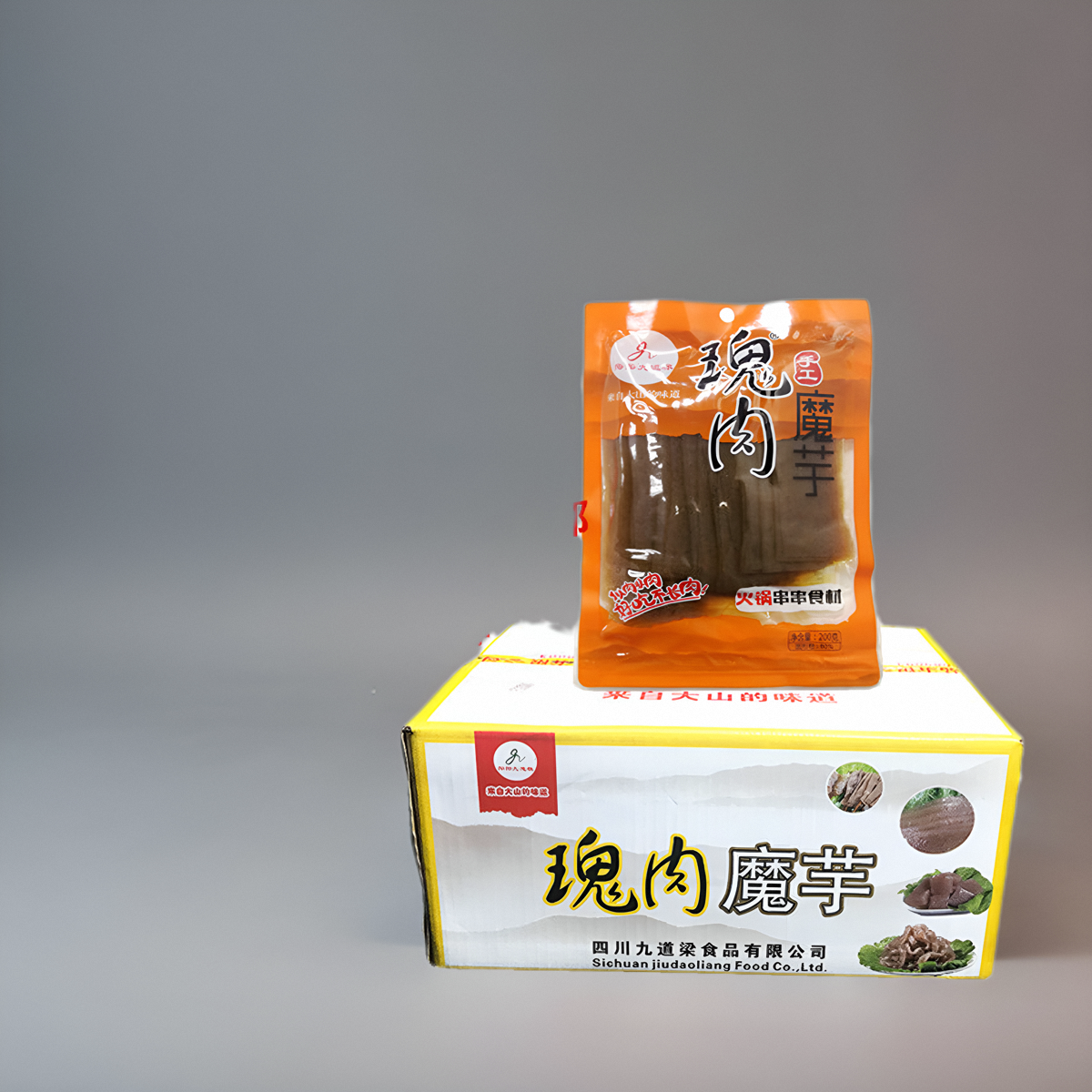 九道粮瑰肉整箱串串香火锅鬼魔芋