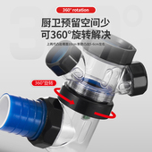 50管90度墙排下水器360度厨房洗脸盆洗衣机多功能防溢防臭神器