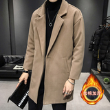 2020毛呢中长款英伦风妮子冬季大衣加棉加厚226-3-DY8006-P105，男装毛呢大衣，星座226-3