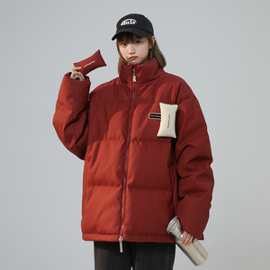2023新款PU皮90绒防风服宽松羽绒服外套226-3-MY116-P248限328图片